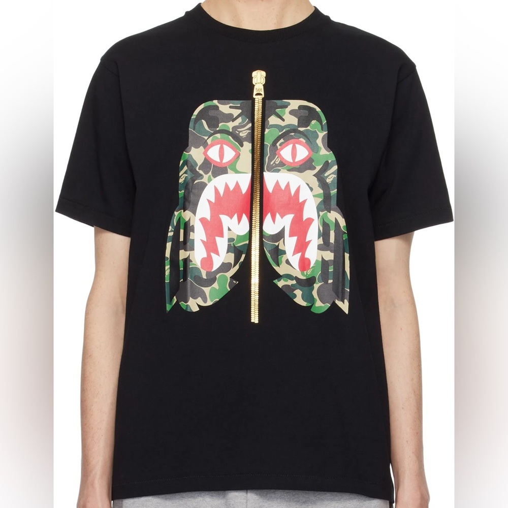 Bape Black Camo Graphic Tee
